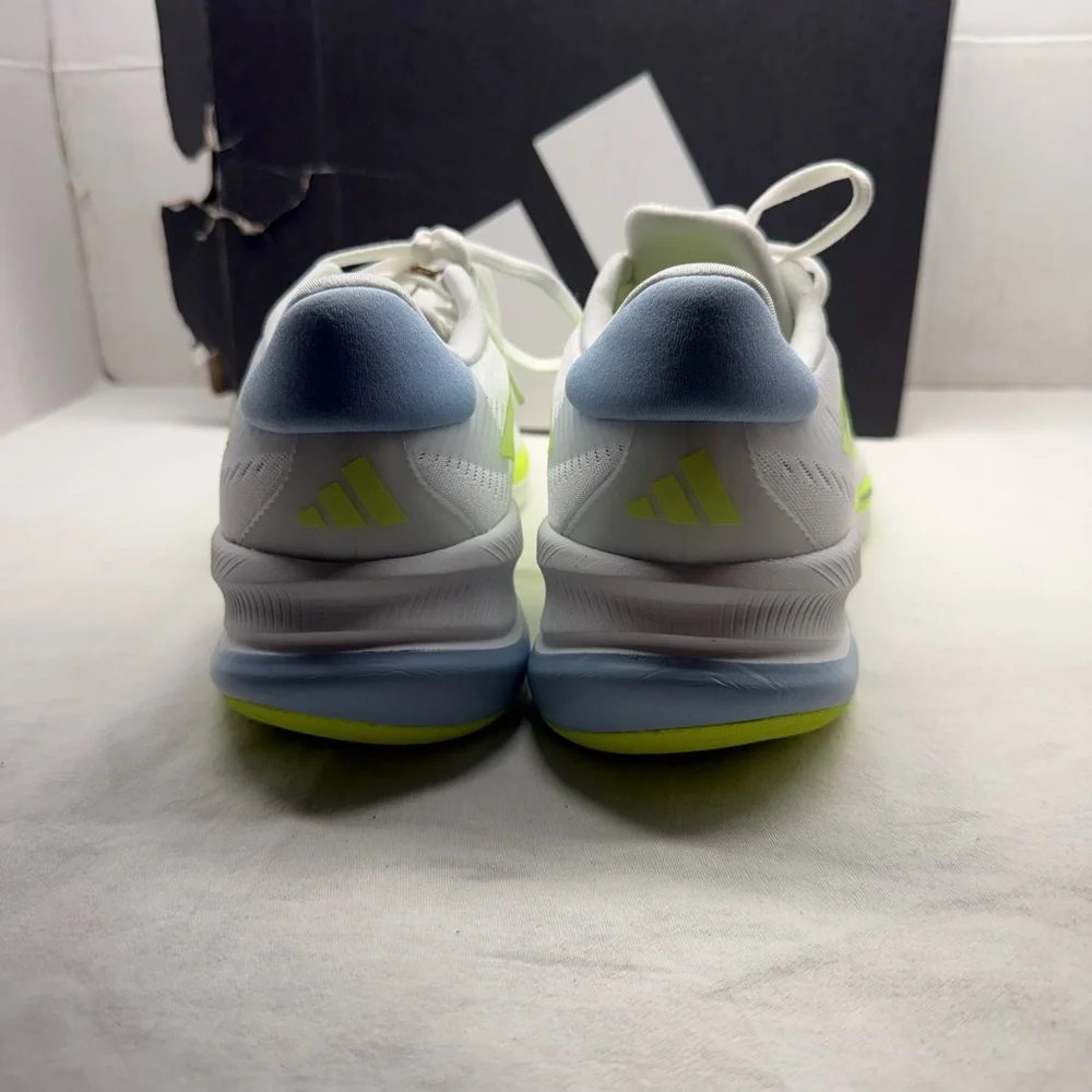 Adidas Supernova Ease M Running Shoes Men's size 11 White Silver Yellow IH0795